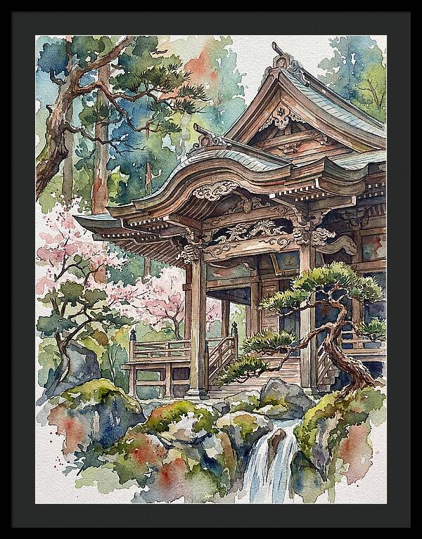 Wooden Temple Serenity
