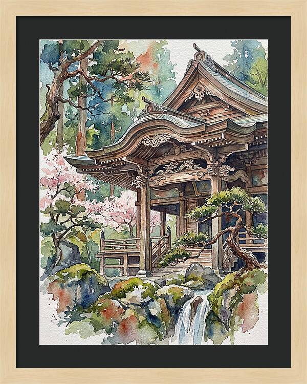 Wooden Temple Serenity