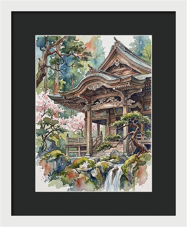Wooden Temple Serenity