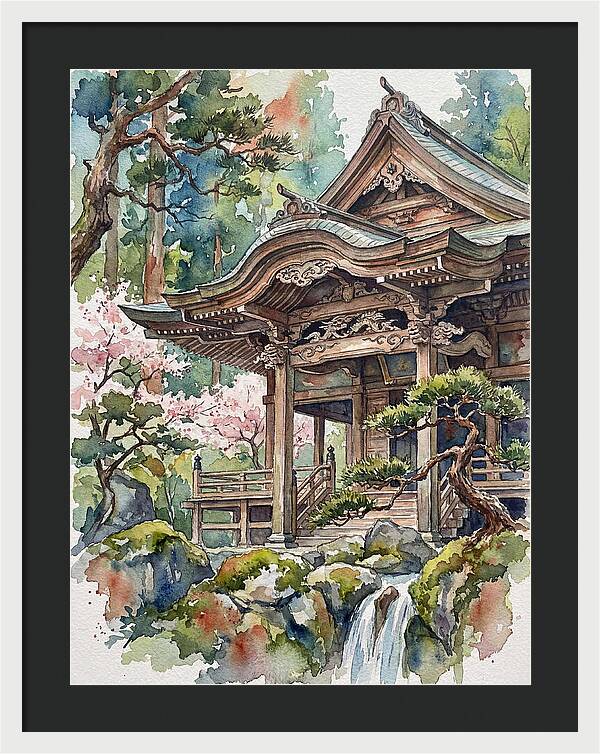 Wooden Temple Serenity
