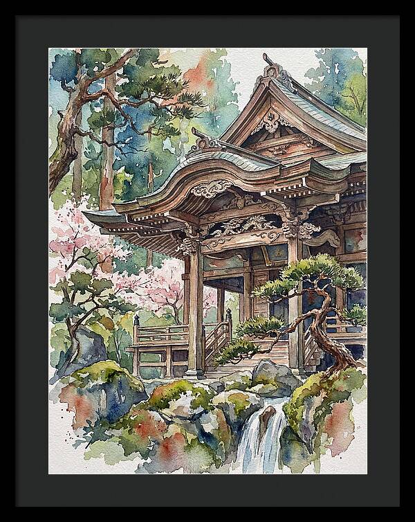 Wooden Temple Serenity
