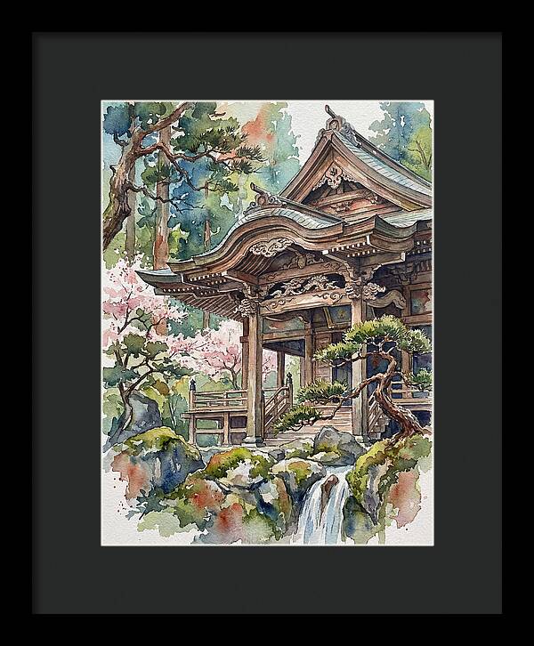 Wooden Temple Serenity