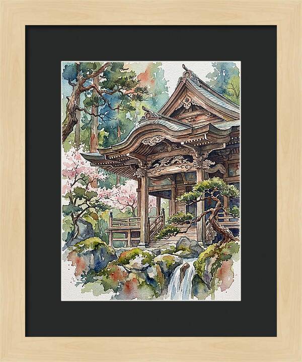 Wooden Temple Serenity