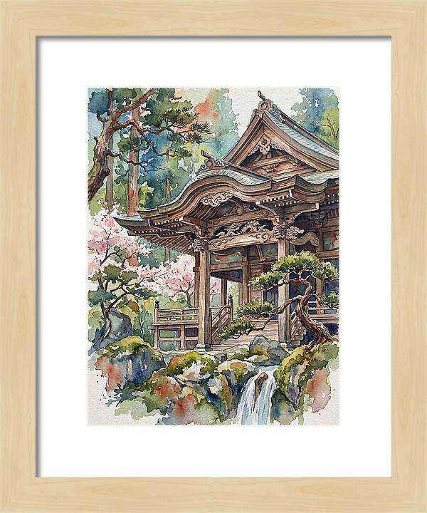 Wooden Temple Serenity