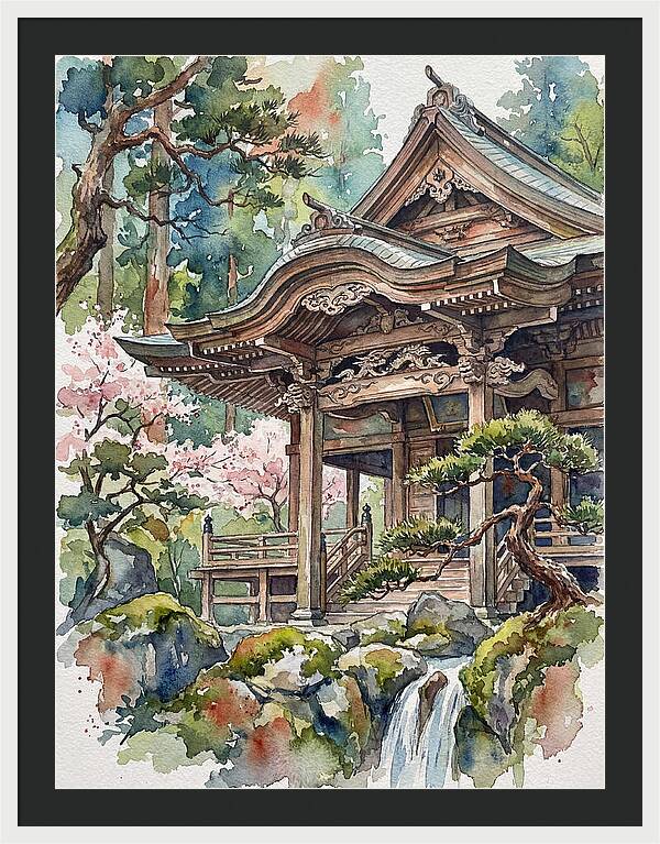 Wooden Temple Serenity