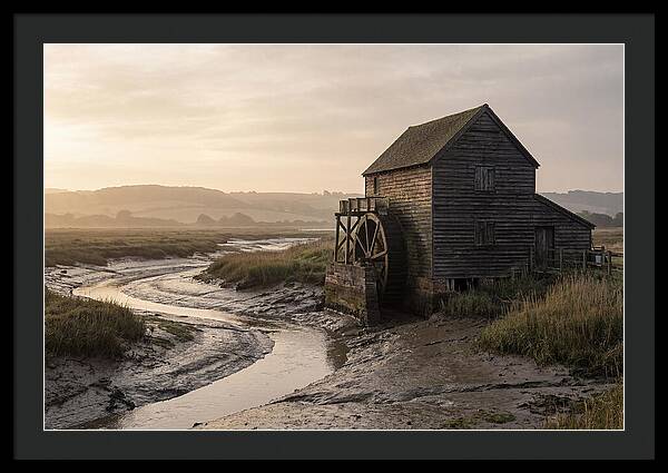 Wooden Tide Mill At Dawn