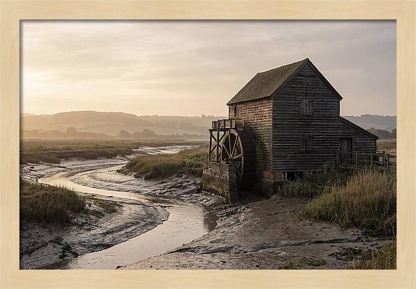 Wooden Tide Mill At Dawn