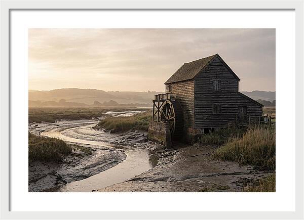 Wooden Tide Mill At Dawn