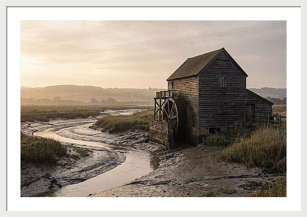 Wooden Tide Mill At Dawn