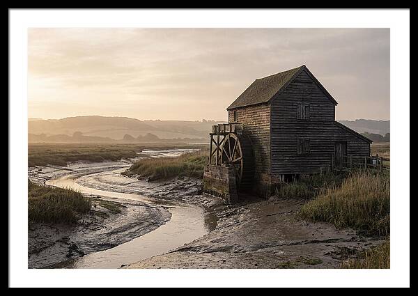 Wooden Tide Mill At Dawn