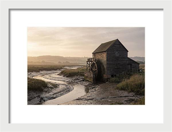 Wooden Tide Mill At Dawn