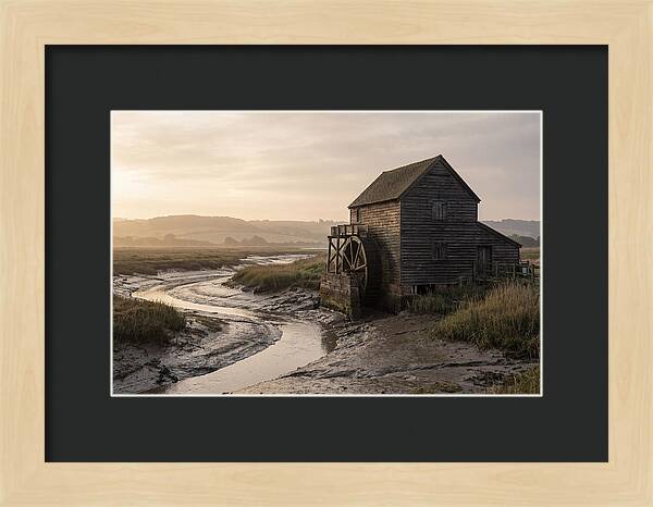 Wooden Tide Mill At Dawn