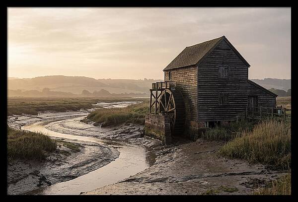 Wooden Tide Mill At Dawn