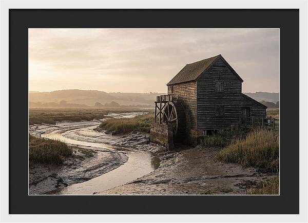 Wooden Tide Mill At Dawn