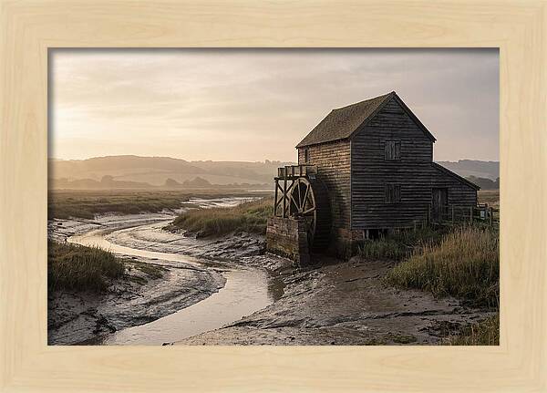 Wooden Tide Mill At Dawn