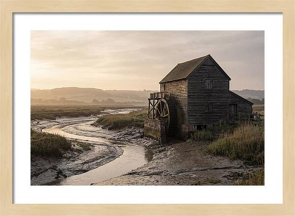 Wooden Tide Mill At Dawn
