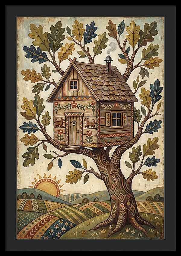 Wooden Treehouse Fantasy