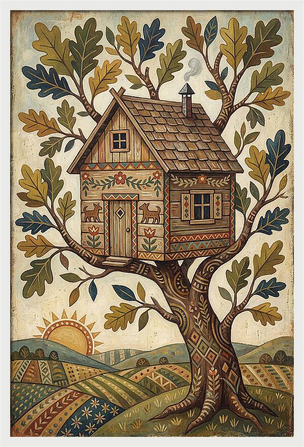 Wooden Treehouse Fantasy
