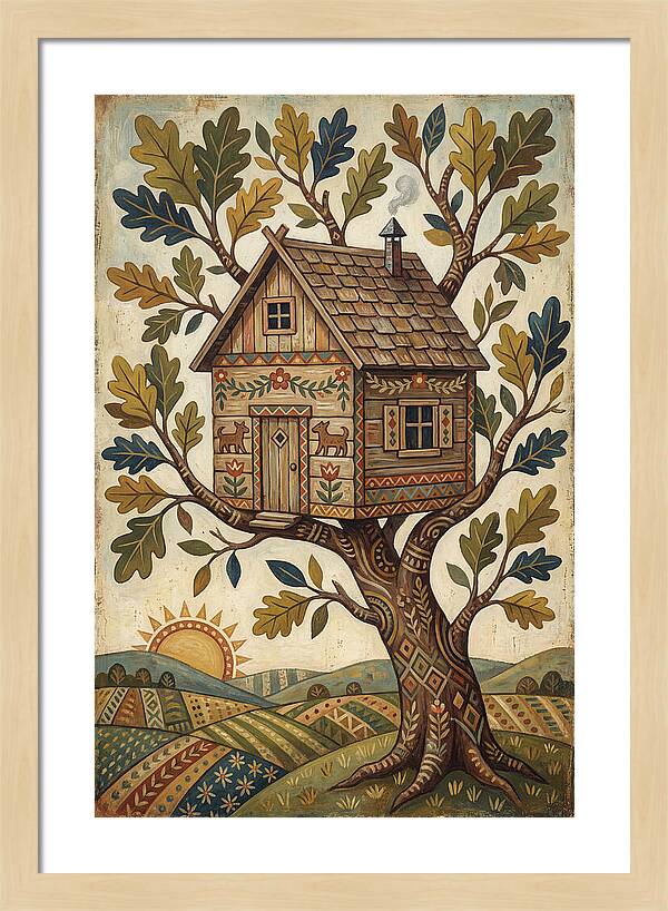 Wooden Treehouse Fantasy