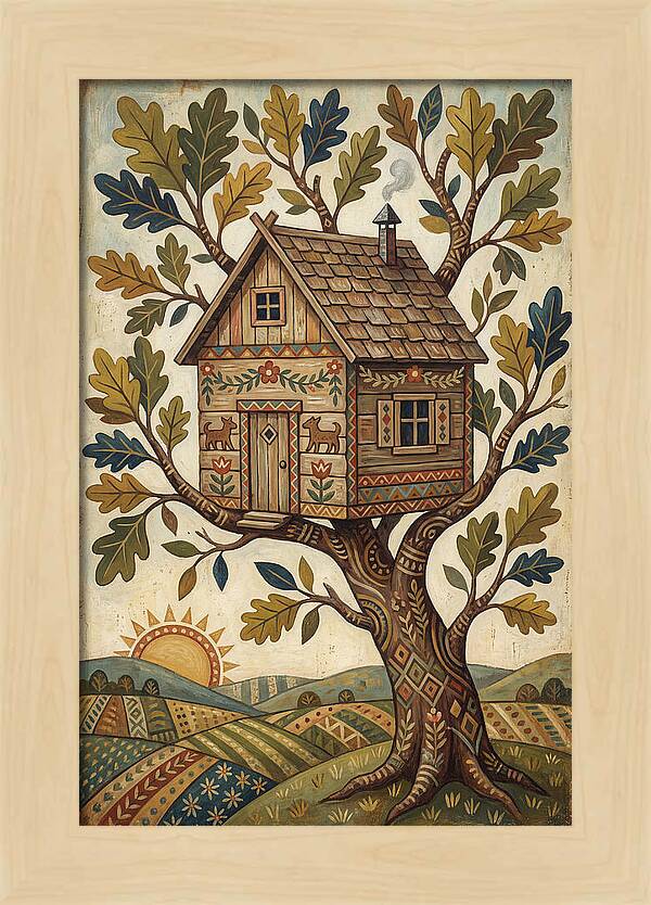Wooden Treehouse Fantasy
