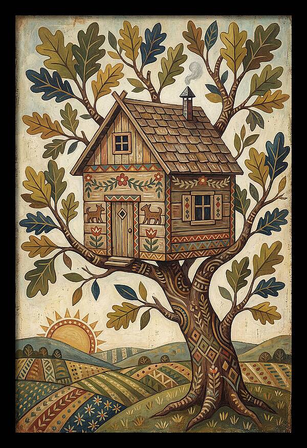 Wooden Treehouse Fantasy