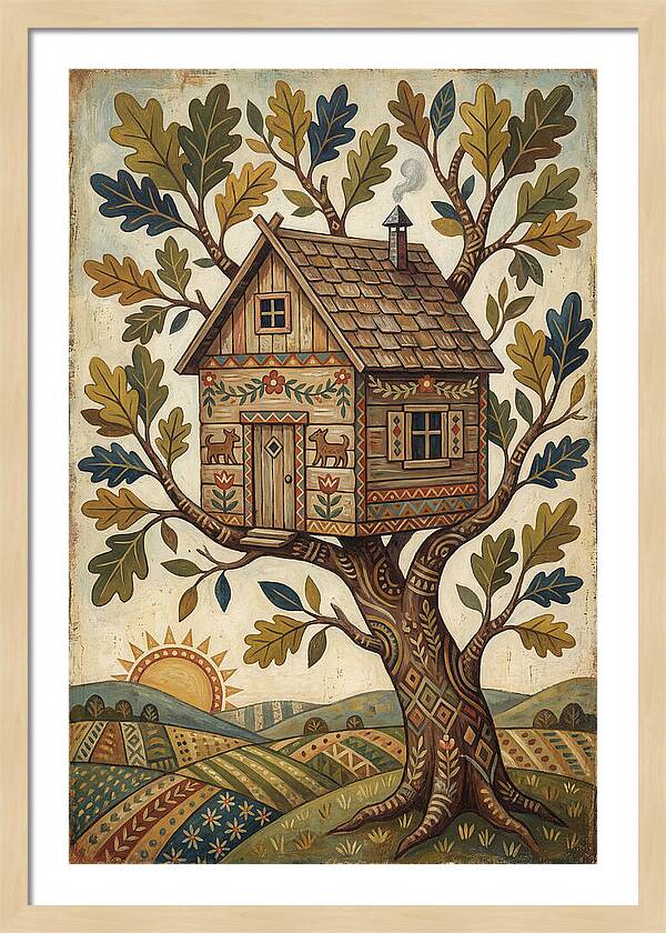 Wooden Treehouse Fantasy