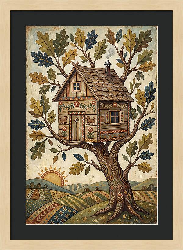 Wooden Treehouse Fantasy