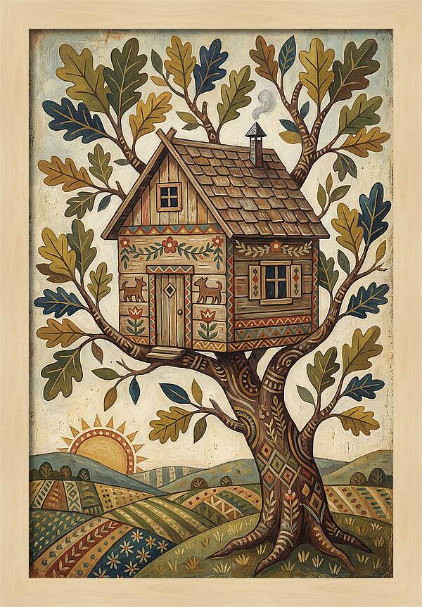 Wooden Treehouse Fantasy