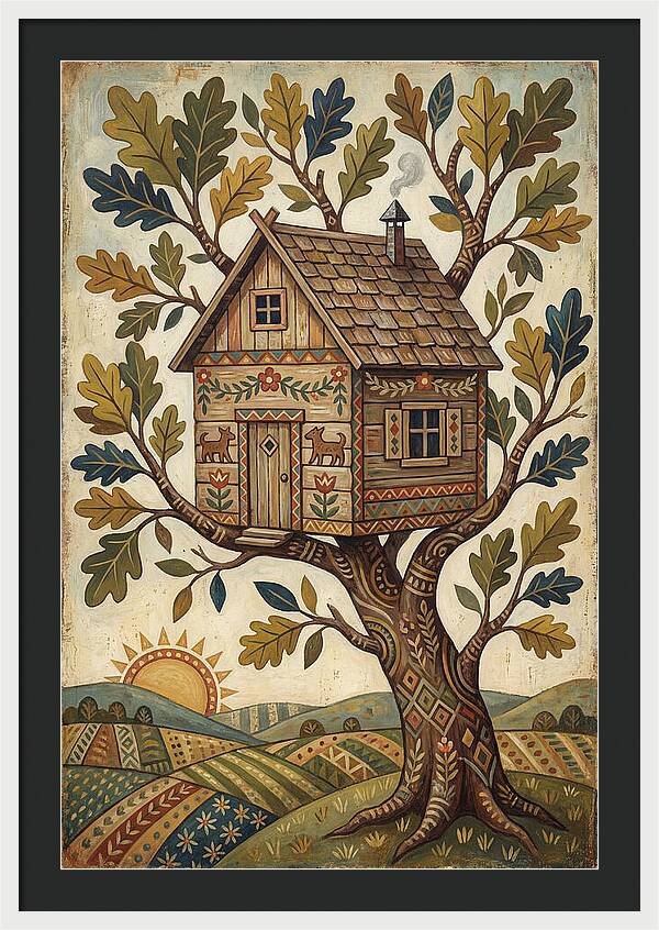 Wooden Treehouse Fantasy