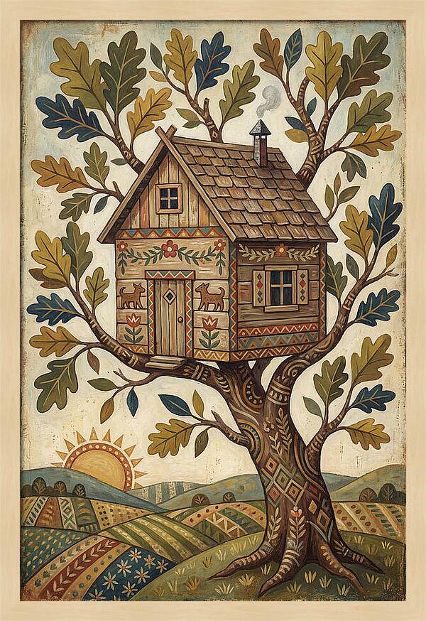 Wooden Treehouse Fantasy