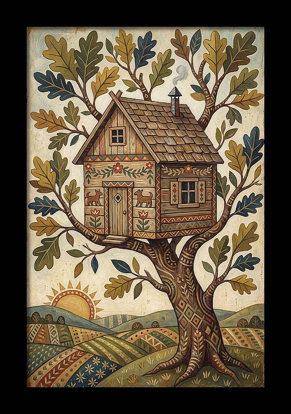 Wooden Treehouse Fantasy