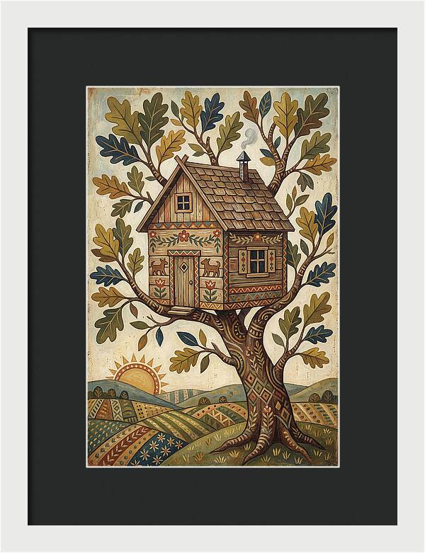 Wooden Treehouse Fantasy