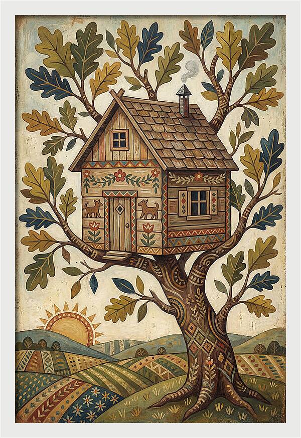 Wooden Treehouse Fantasy