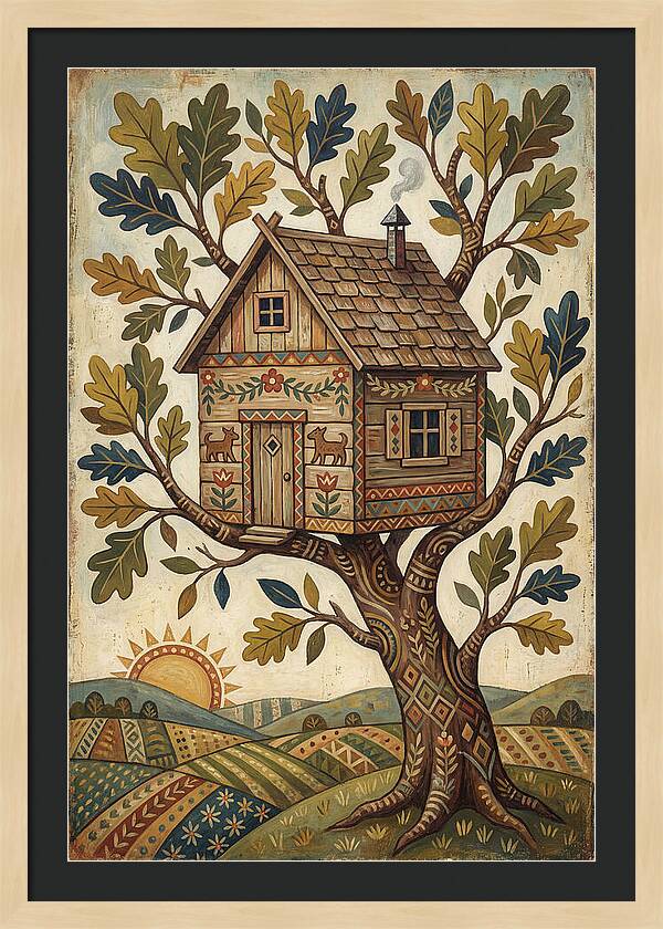 Wooden Treehouse Fantasy