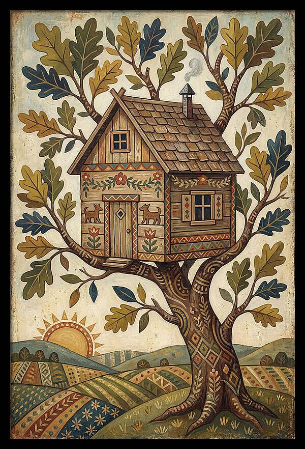 Wooden Treehouse Fantasy