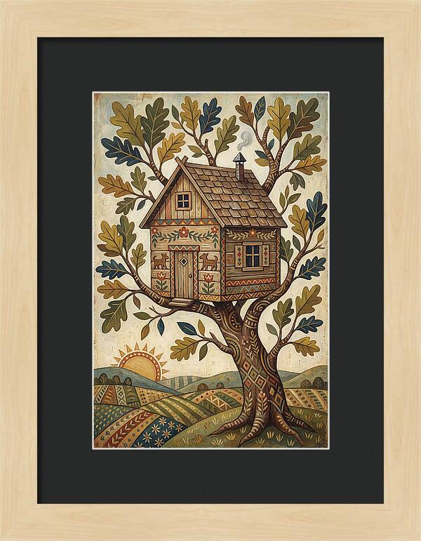 Wooden Treehouse Fantasy