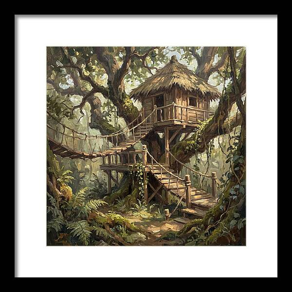 Wooden Treehouse Retreat