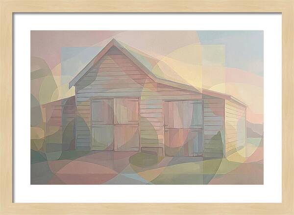 Wooden Weatherboard Barn