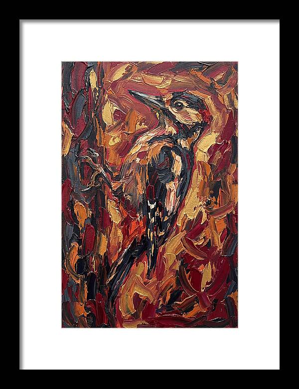 Woodpecker In Vibrant Hues