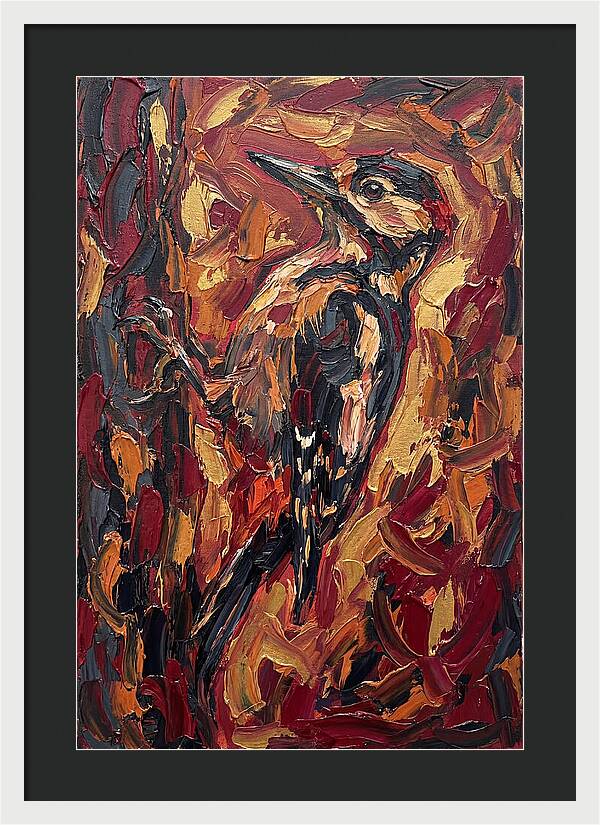 Woodpecker In Vibrant Hues