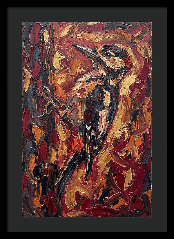 Woodpecker In Vibrant Hues