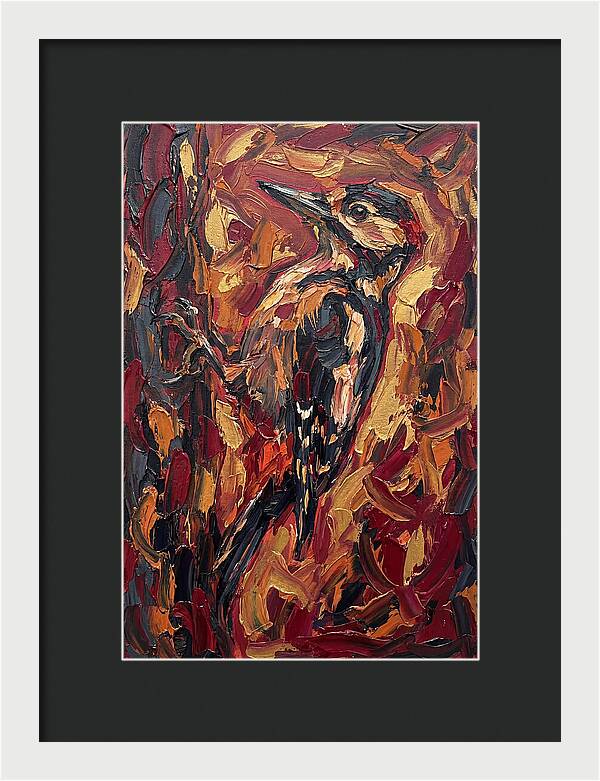 Woodpecker In Vibrant Hues