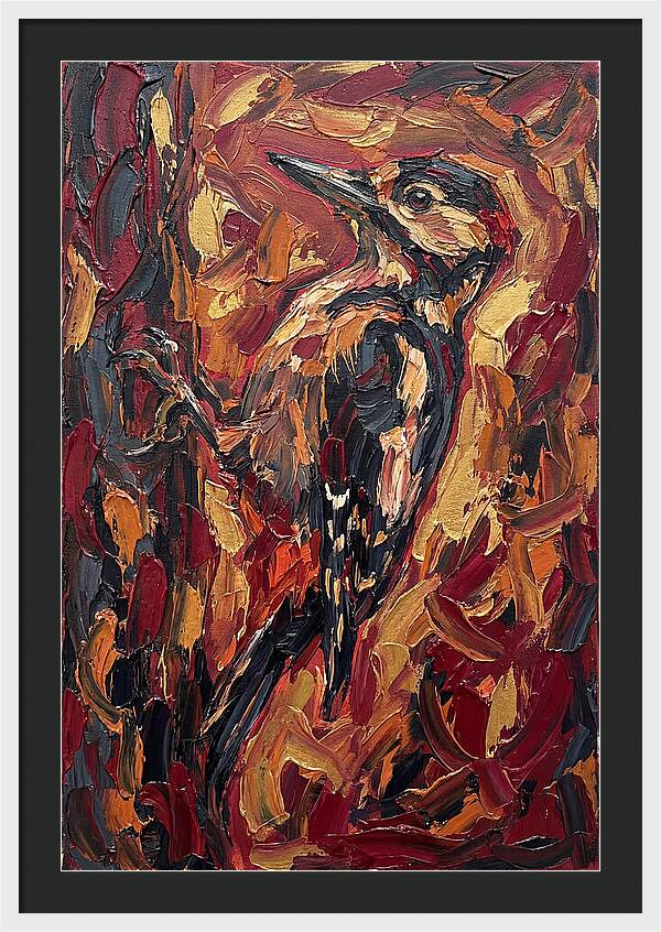 Woodpecker In Vibrant Hues