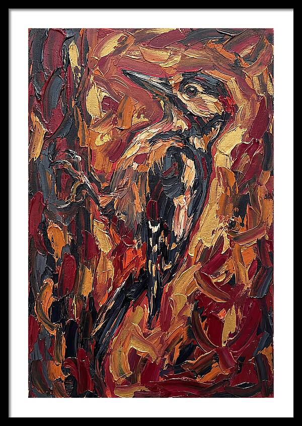 Woodpecker In Vibrant Hues