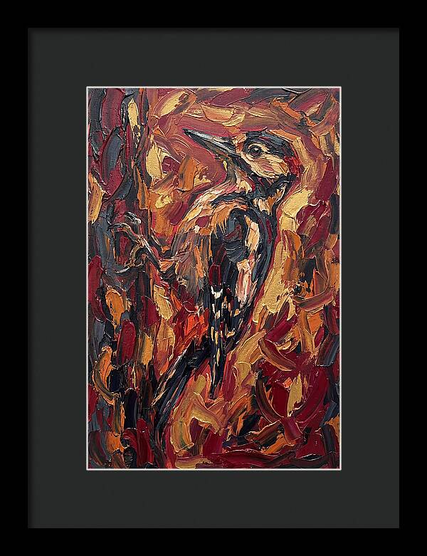 Woodpecker In Vibrant Hues