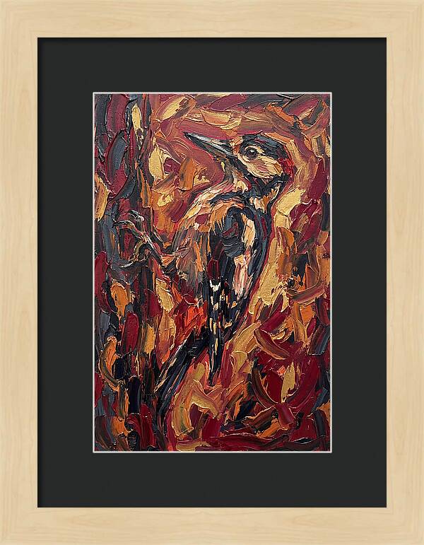 Woodpecker In Vibrant Hues
