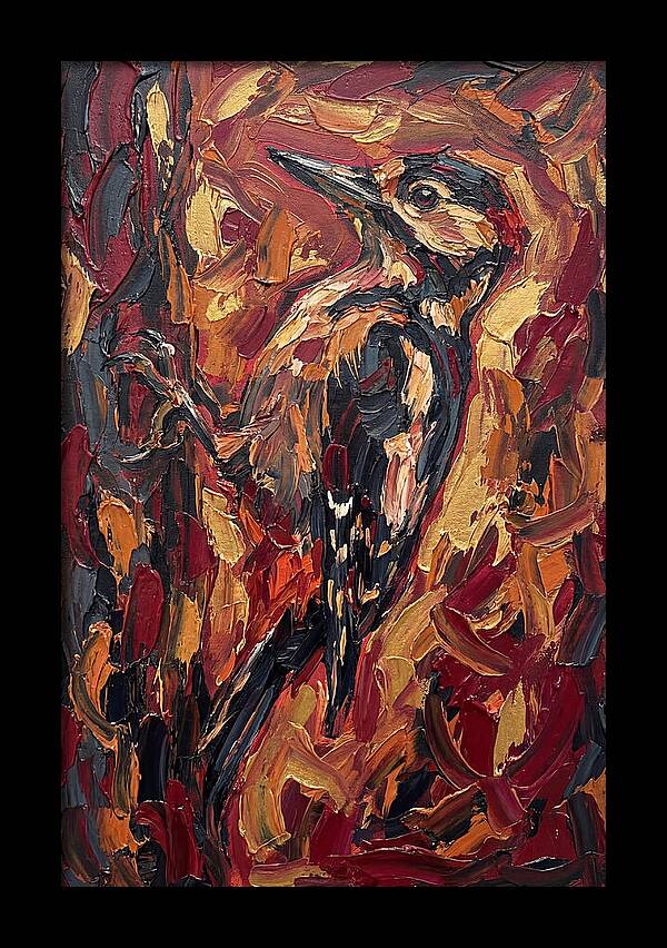 Woodpecker In Vibrant Hues