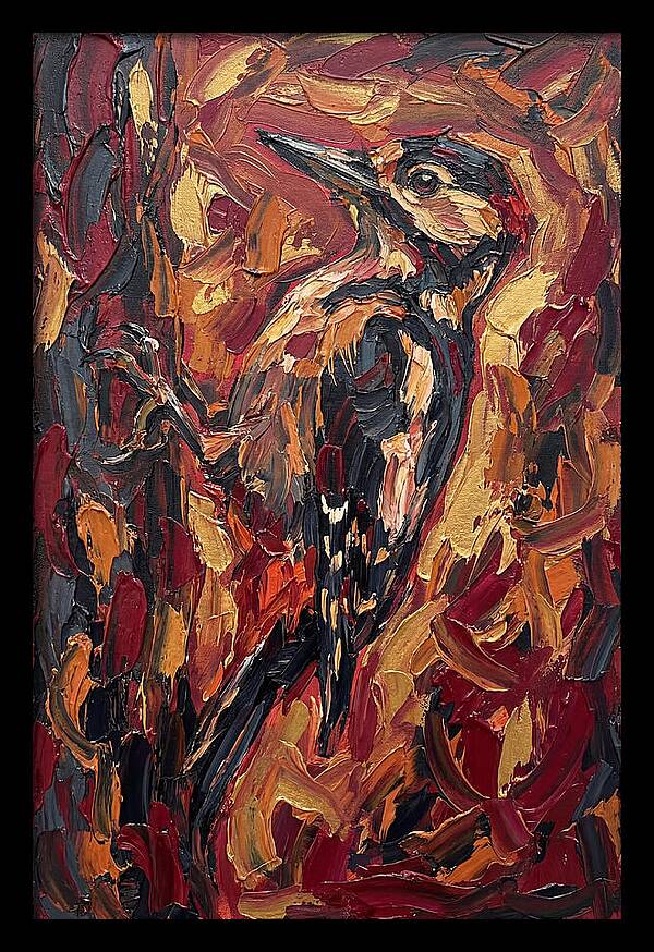 Woodpecker In Vibrant Hues