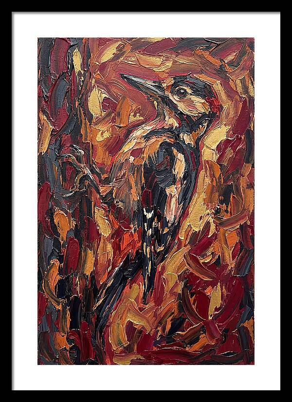 Woodpecker In Vibrant Hues