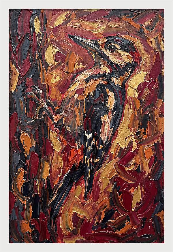 Woodpecker In Vibrant Hues